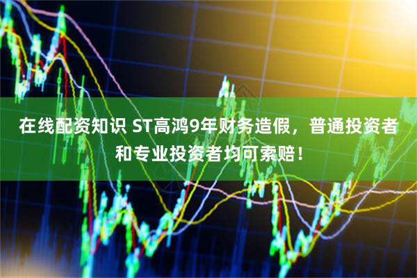 在线配资知识 ST高鸿9年财务造假，普通投资者和专业投资者均可索赔！