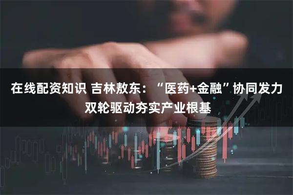 在线配资知识 吉林敖东：“医药+金融”协同发力 双轮驱动夯实产业根基